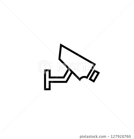 CCTV Camera technology logo design 127928760