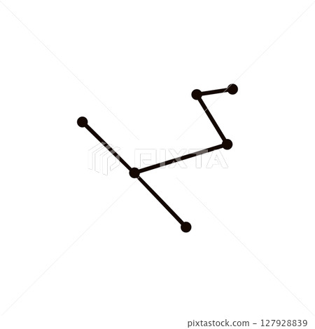 Astrology zodiac star line logo design 127928839