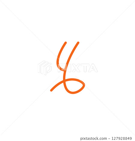 Astrology zodiac star line logo design 127928849