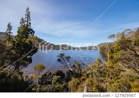 Lake Rodway in Tasmania Australia Lake Rodway in Tasmania Australia 127929567