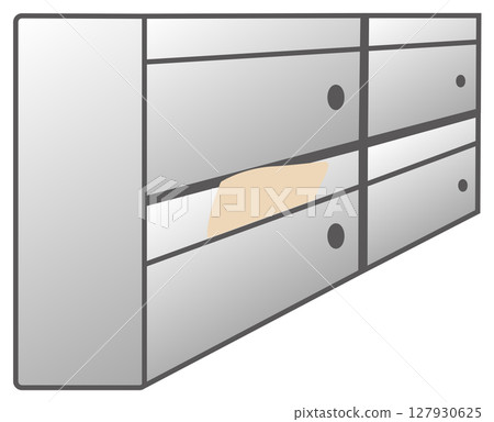 Apartment house post 127930625