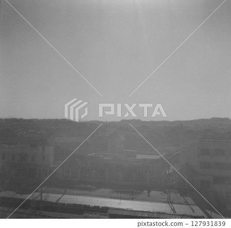 Old photo, 1938, Republic of China, Nanjing, during the Sino-Japanese War, Nanjing city as seen from the Ministry of Foreign Affairs building of the Nationalist Government Old photo, 1938, Republic of China, Nanjing, during the Sino-Japanese War, Nanjing city as seen from the Ministry of Foreign Affairs building of the Nationalist Government 127931839