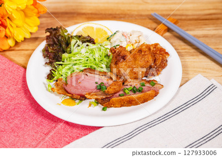 Deep-fried duck loin Deep-fried duck loin 127933006