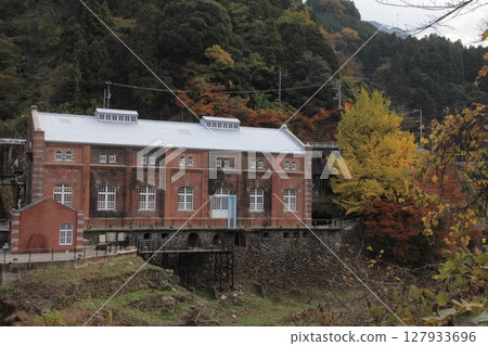 愛媛郡別子銅山，原羽場水力發電廠 127933696