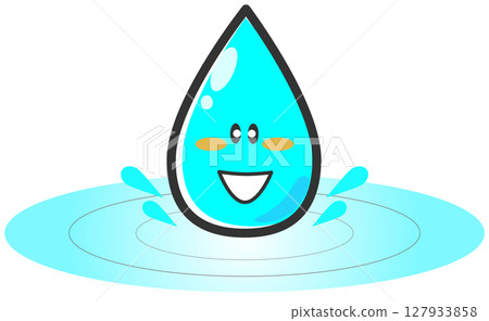 水滴人物臉 水滴人物臉 127933858