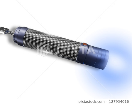 Handy light flashlight disaster prevention goods handy light white background Handy light flashlight disaster prevention goods handy light white background 127934016