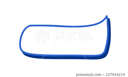 Blue vector bordered blank offering bubble for creative space speech text, graphics, comics, presentations with minimalist design Blue vector bordered blank offering bubble for creative space speech text, graphics, comics, presentations with minimalist design 127934214