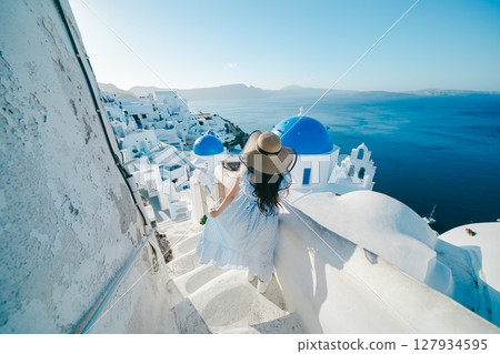 希臘美麗的風景 127934595