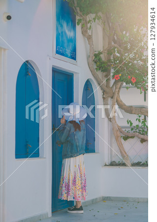 希臘美麗的風景 127934614