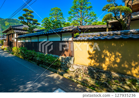 福岡縣甘城市秋月町街景 福岡縣甘城市秋月町街景 127935236