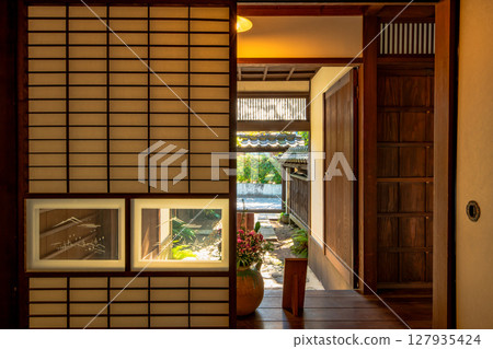 Fukuoka Prefecture, Amagi City, Akizuki Townscape, Samurai Residence, Kuno Residence 127935424