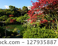 Sorakuen in Autumn, Japanese Garden with Autumn Leaves, Kobe City 127935887