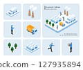 Illustration material | Isometric_Factory 02 127935894