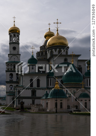 New Jerusalem Monastery in the Moscow region of Russia. New Jerusalem Monastery in the Moscow region of Russia. 127936849