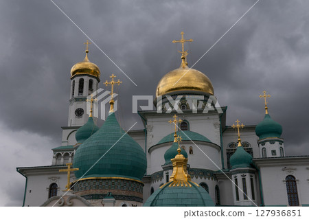 New Jerusalem Monastery in the Moscow region of Russia. New Jerusalem Monastery in the Moscow region of Russia. 127936851