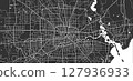 Layered editable vector illustration outline of Houston, United States. 127936933