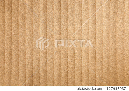 Macro texture of carton packaging box with vertical lines Macro texture of carton packaging box with vertical lines 127937087