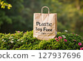 Ecological Bag Plastic Bag Free Day 127937696