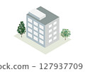 Illustration material | Isometric building 04 127937709