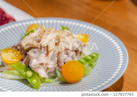 黃番茄金針菇冷沙拉 127937765