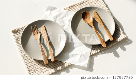 set of vintage spoons 127937780