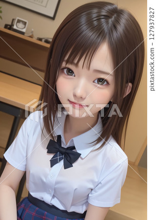 學校的女生 127937827