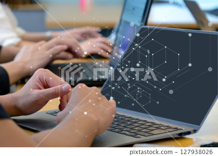 business, network image, IT, cloud, document management, digital workflow business, network image, IT, cloud, document management, digital workflow 127938026