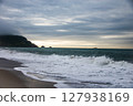 A morning greeted by bad weather 127938169