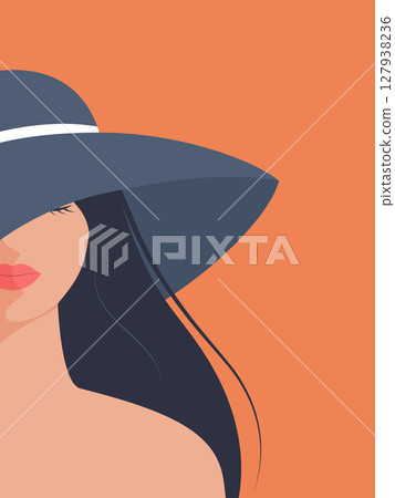 elegant woman minimasist style elegant woman minimasist style 127938236