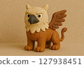 Clay animation style griffon 127938451