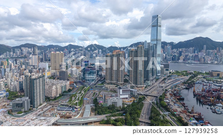 June 29 2025 Urban Skyline of a Modern Cityscape with Towering 127939258