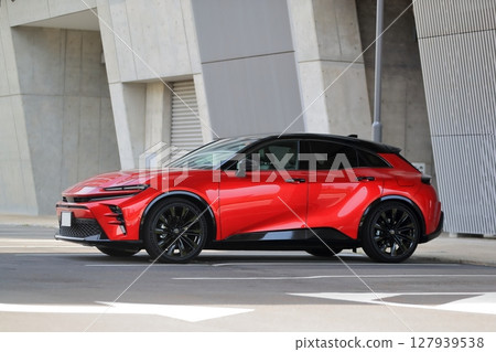 Red domestic sports car 127939538
