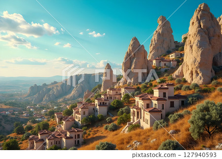 view of the ancient town view of the ancient town 127940593