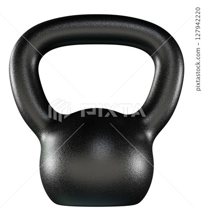 Kettlebell fitness weight, blank heavy cast iron powerlifting equipment 127942220