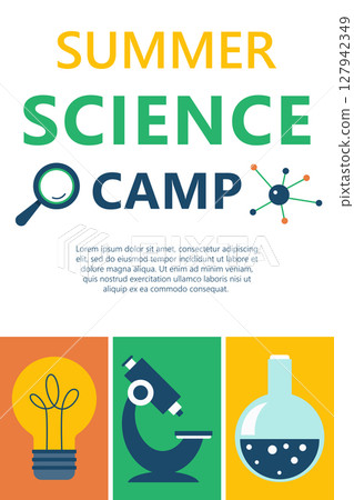 Summer Science camp pocter 127942349