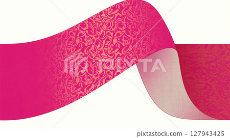 Pink Patterned Ribbon with Soft Texture for Breast Cancer Awareness Pink Patterned Ribbon with Soft Texture for Breast Cancer Awareness 127943425