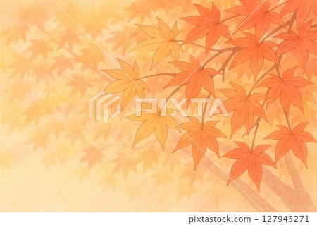 Autumn leaves, maple leaves, autumn image 127945271