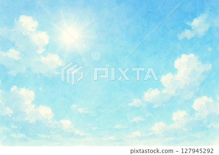 陽光燦爛的藍天影像 陽光燦爛的藍天影像 127945292