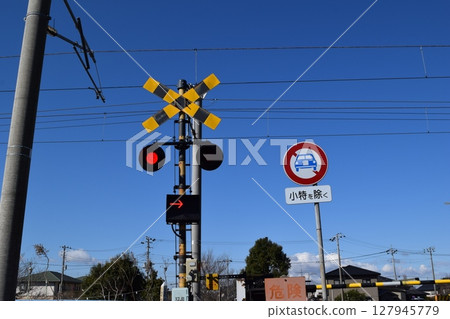 鐵軌鐵路道口 鐵軌鐵路道口 127945779