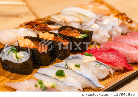 Sushi at Hinazushi 127945959
