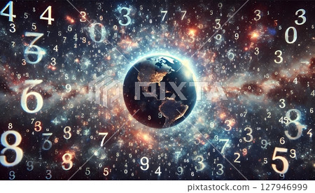 Numbers Surrounding the Earth, Mysteries of the Universe and Digital Technology, AI (Artificial Intelligence) Numbers Surrounding the Earth, Mysteries of the Universe and Digital Technology, AI (Artificial Intelligence) 127946999