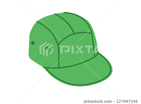 Camper Five Panel Cap Hat. Summer Head Fashion accessory clothing technical illustration. Vector headgear for Men Camper Five Panel Cap Hat. Summer Head Fashion accessory clothing technical illustration. Vector headgear for Men 127947348
