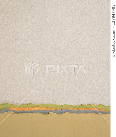 abstract paper landscape in pastel earth tones - collection of handmade textured art papers abstract paper landscape in pastel earth tones - collection of handmade textured art papers 127947499