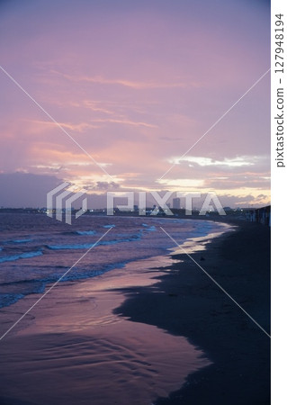 The natural scenery of Shonan Coast in Kamakura, Japan The natural scenery of Shonan Coast in Kamakura, Japan 127948194