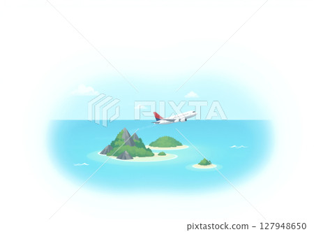 Hope to fly away from the island 127948650