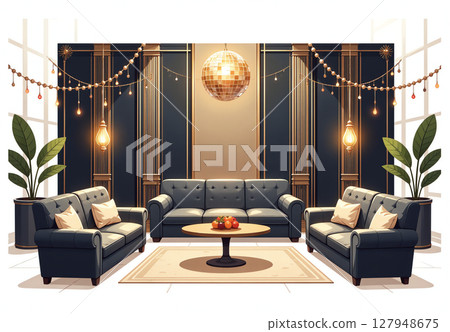 優雅的晚間社交俱樂部 優雅的晚間社交俱樂部 127948675