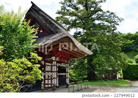 Karamon Gate of Ioji Temple, Kitahanda, Kanuma City 127949012