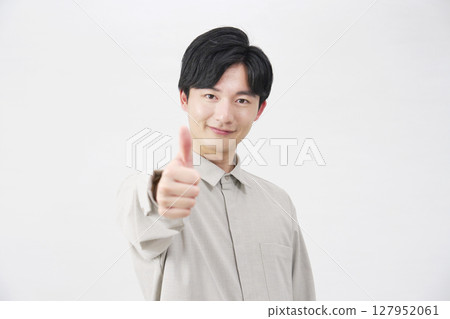 男性，20 多歲，好跡象，白人 127952061