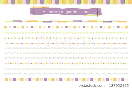 Earth color line set 03 Earth color line set 03 127952565