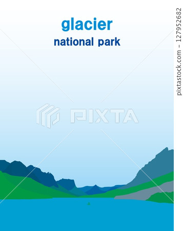 Glacier National Park, St. Mary Lake, USA 127952682